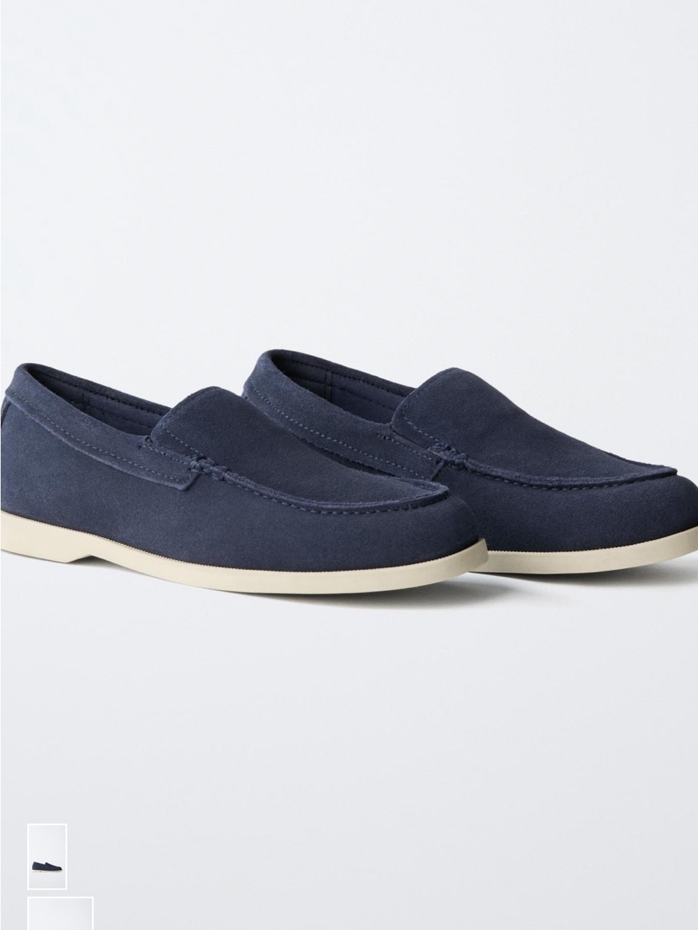 Boys Zara soft suede loafer
